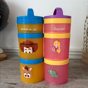 Disney Snack Stack - Blue, Orange, Pink